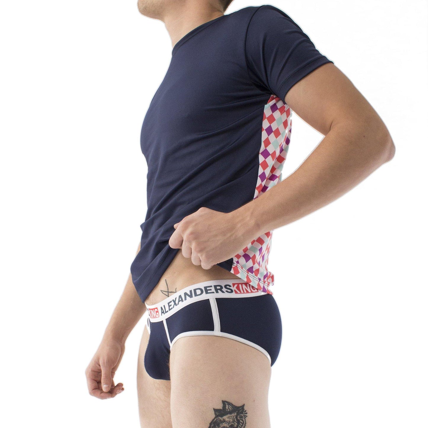 PR0010 ‰ÛÒ Playera Reversible Candy Block - AlexandersKing Underwear