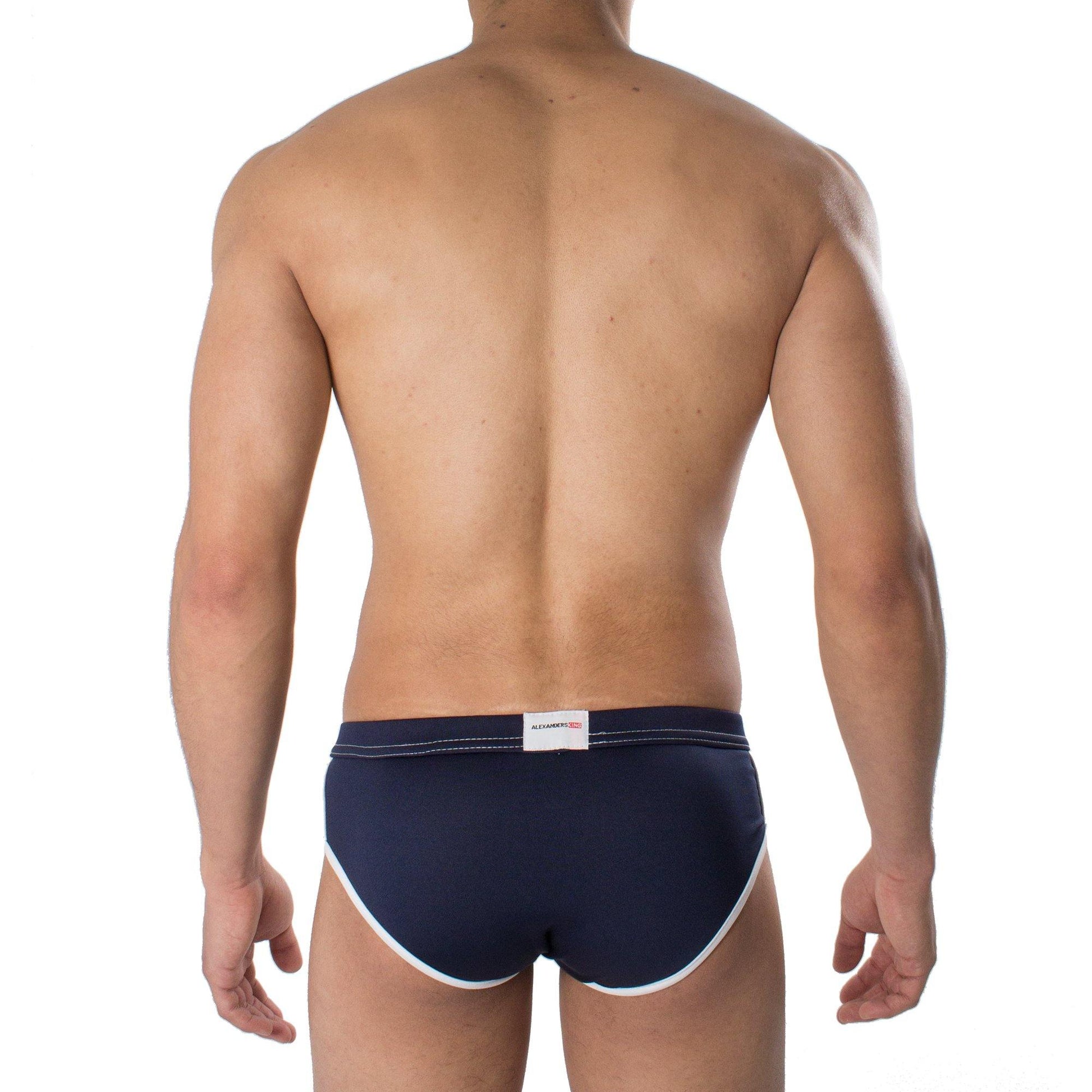 PB0003 - Brief Chroma Azul Marino Skinit - AlexandersKing Underwear