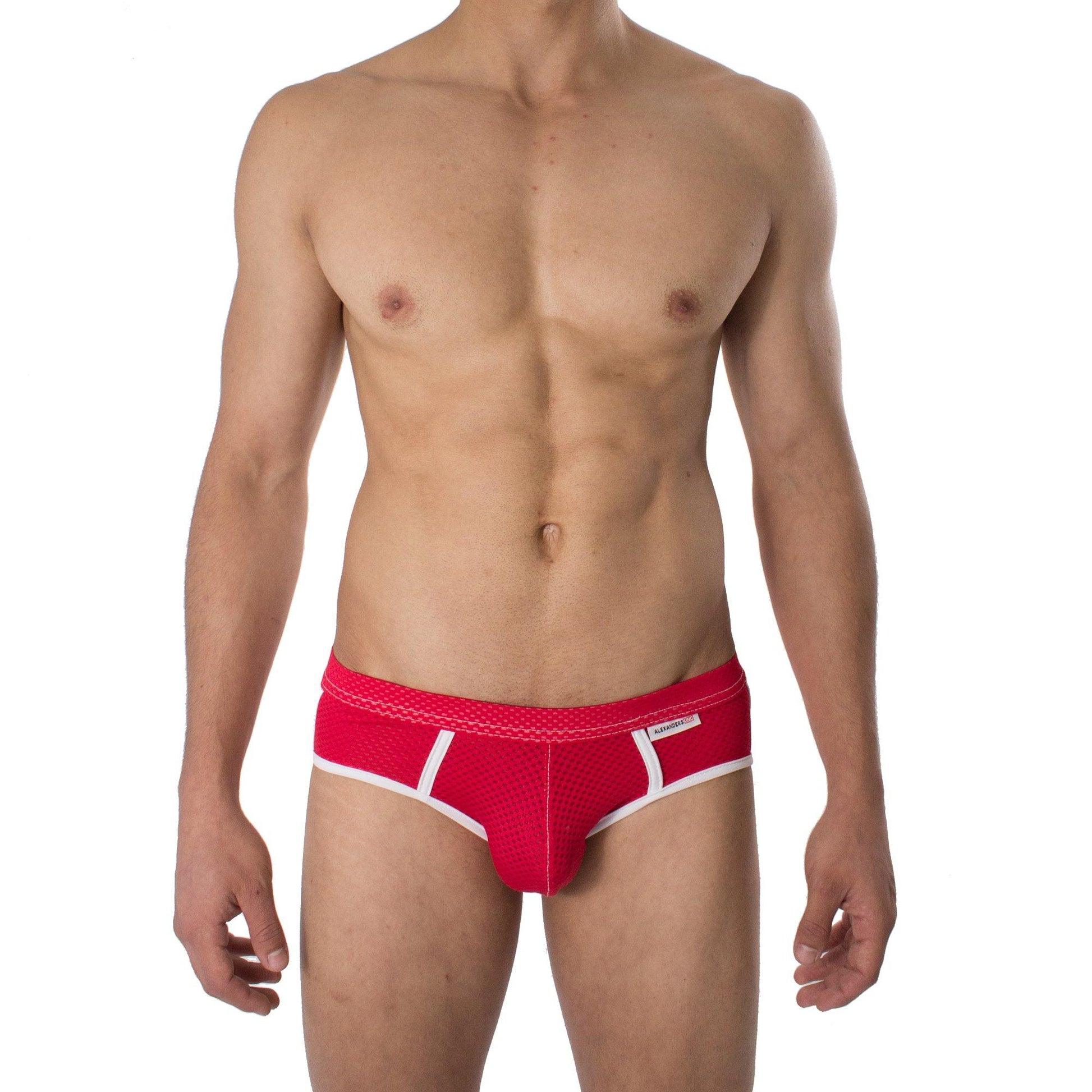 PB0005 - Brief Chroma Rojo Unwet - AlexandersKing Underwear