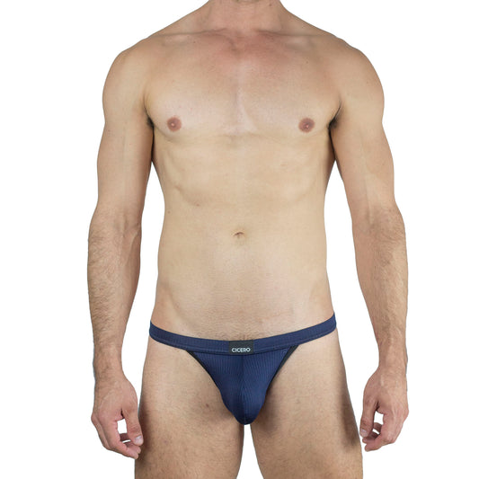 SB0002 Brief bikini Azul marino unwet