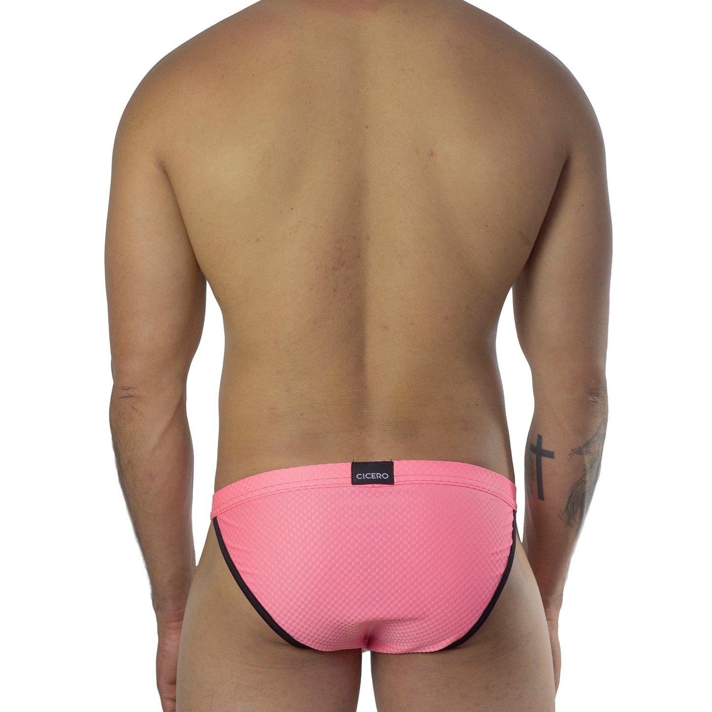 SB0010 Brief bikini Rosa Neon Unwet