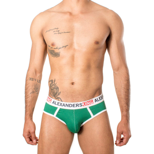 TP0003 Brief Trusa Emerald Green Unwet Alexanders King