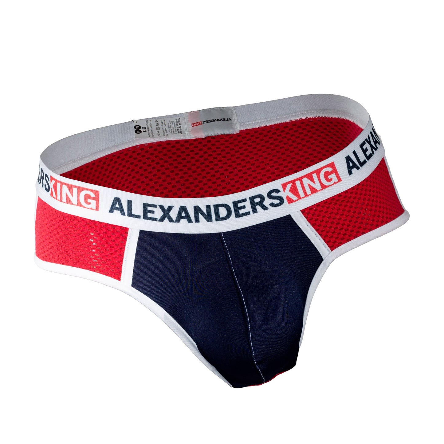 TP0022 Brief Rojo y Azul Marino Unwet Alexanders King