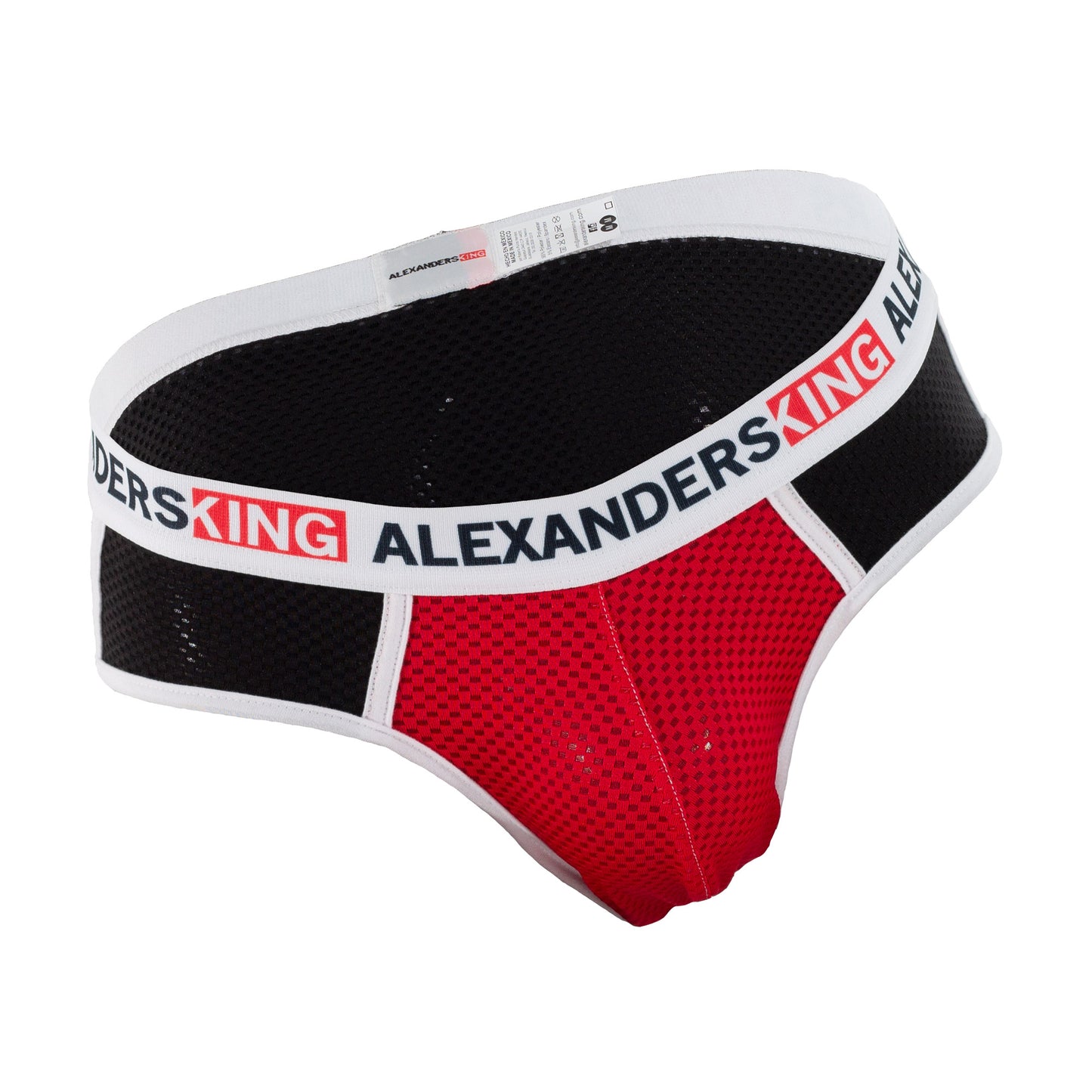 TP0025 Brief Negro y Rojo Unwet Alexanders King