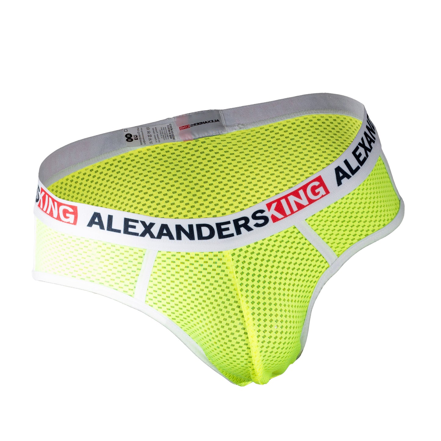 TP0032 Brief Verde Neon Fluorecente Unwet Alexanders King