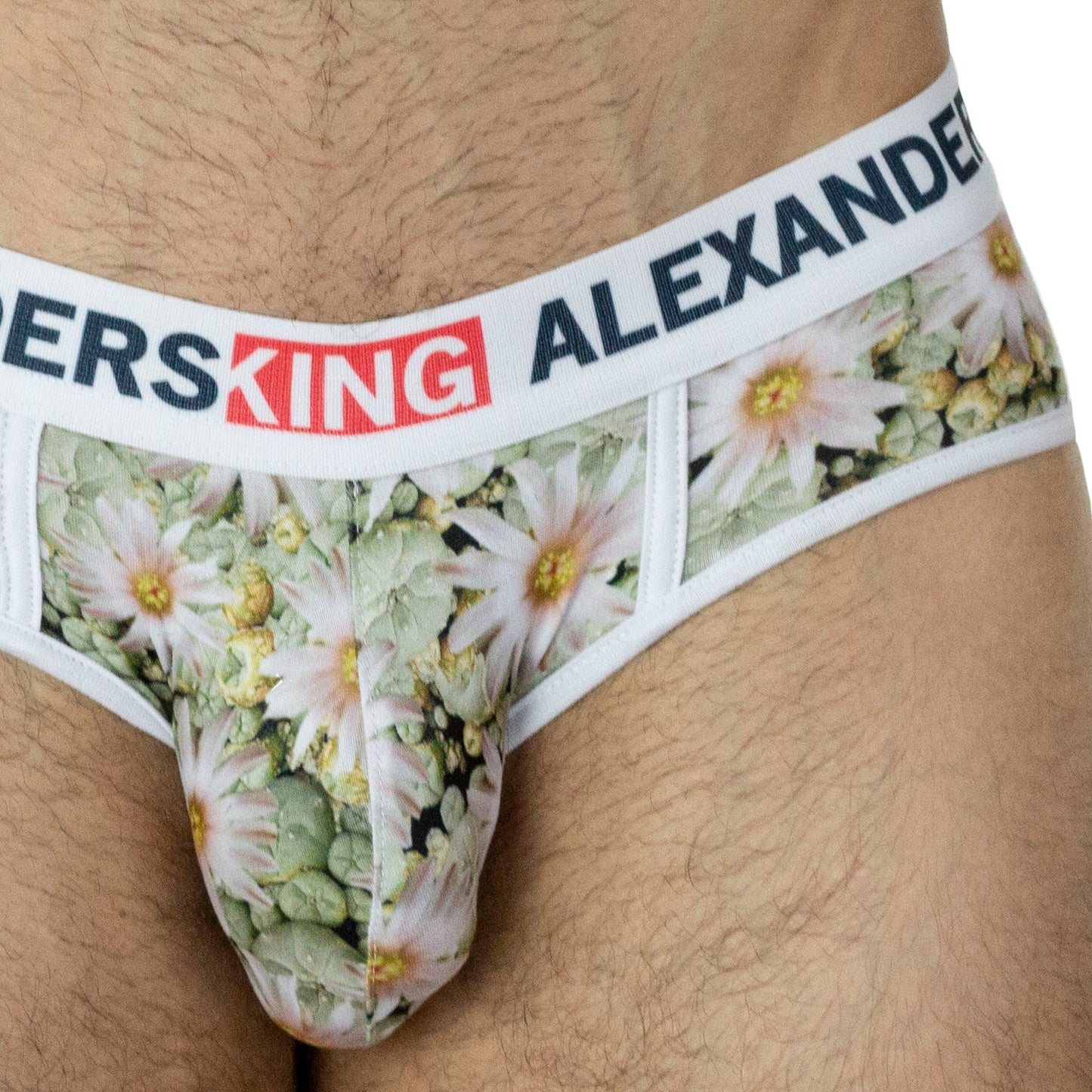 TP0279 Brief Trusa Flor de Peyote Flores Blancas SkinIt AlexandersKing