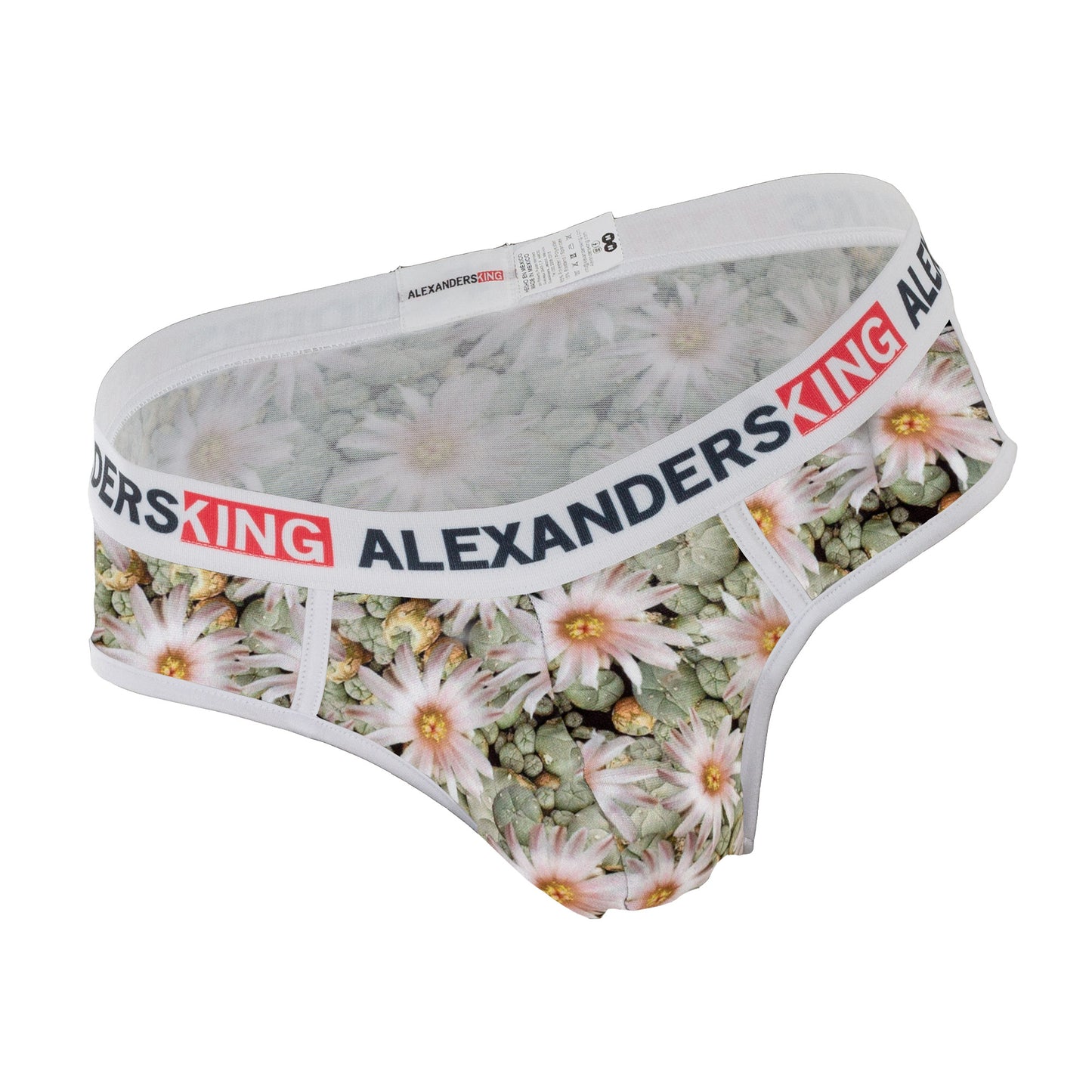 TP0279 Brief Trusa Flor de Peyote Flores Blancas SkinIt AlexandersKing