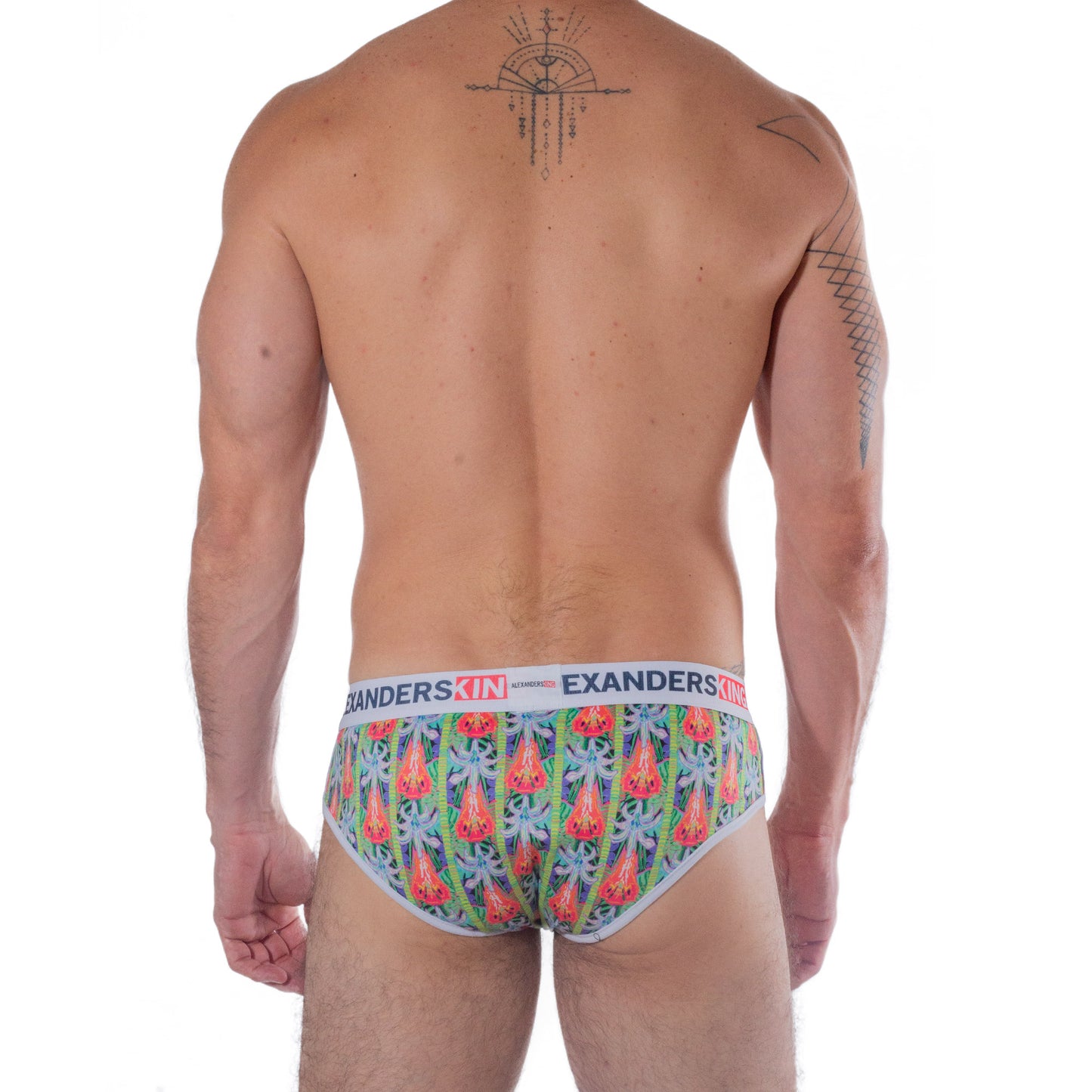 TP0303 Brief Ahau Loltun figuras de flores sublimado skinit