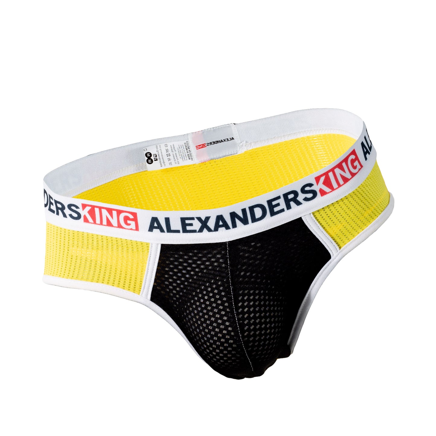 TP0028 Brief Amarillo y Negro Unwet Alexanders King